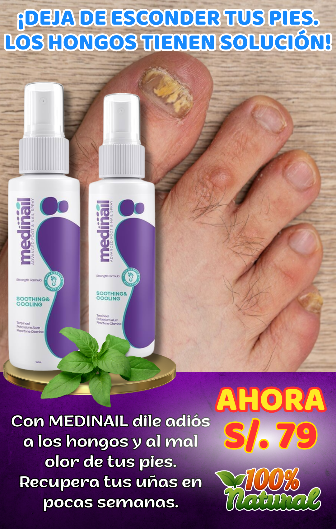 MEDINAIL – Tratamiento efectivo contra hongos de pies y uñas